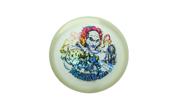 Discraft 2026 Halloween Mega-Glo Buzzz Midrange Front View