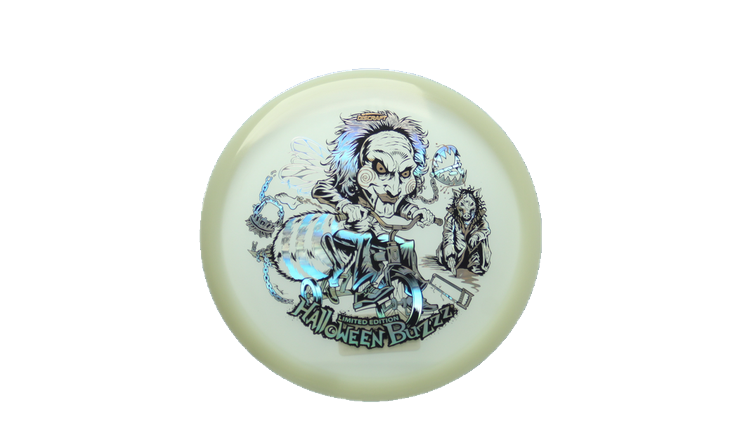 Discraft 2026 Halloween Mega-Glo Buzzz Midrange Front View