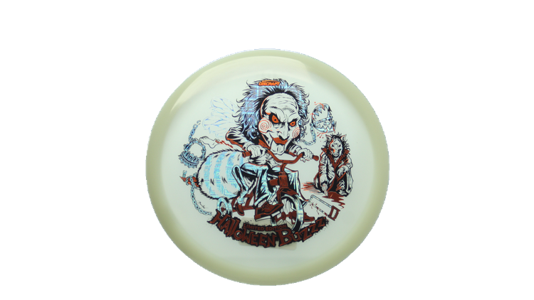 Discraft 2026 Halloween Mega-Glo Buzzz Midrange Front View