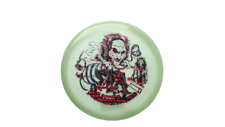 Discraft 2026 Halloween Mega-Glo Buzzz Midrange Front View