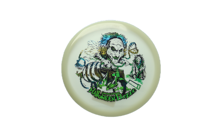 Discraft 2026 Halloween Mega-Glo Buzzz Midrange Front View