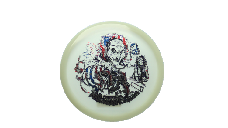 Discraft 2026 Halloween Mega-Glo Buzzz Midrange Front View