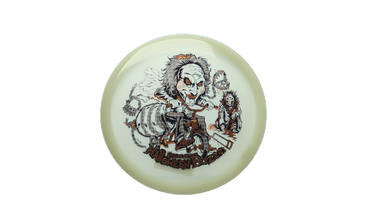 Discraft 2026 Halloween Mega-Glo Buzzz Midrange Front View
