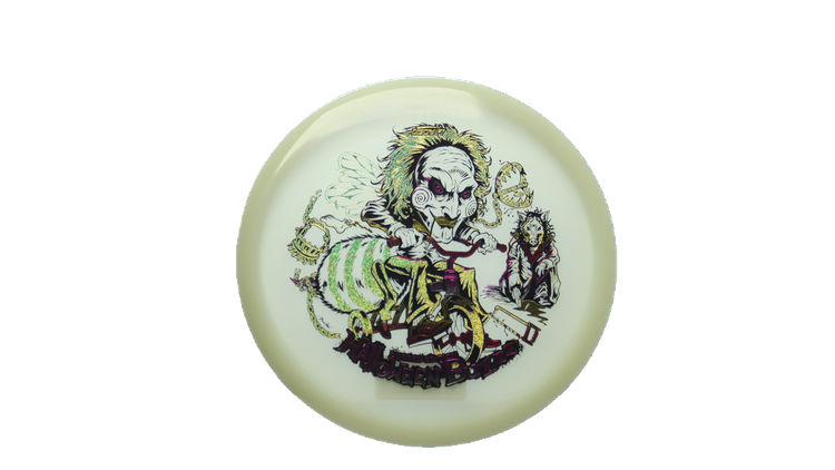 Discraft 2026 Halloween Mega-Glo Buzzz Midrange Front View