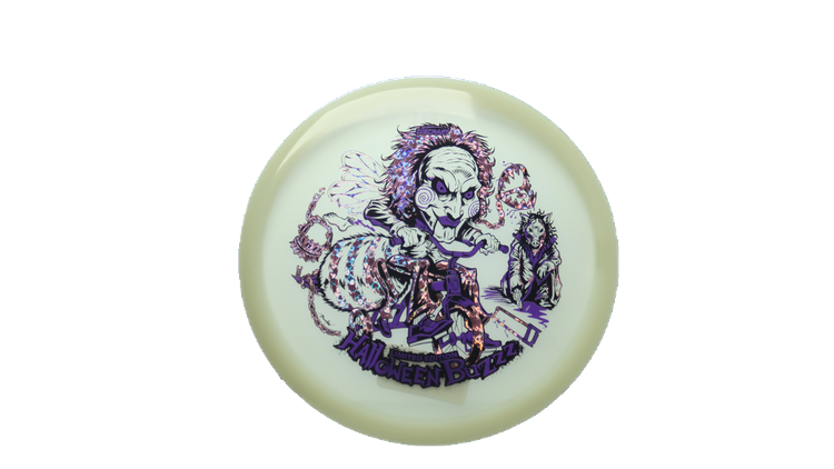 Discraft 2026 Halloween Mega-Glo Buzzz Midrange Front View