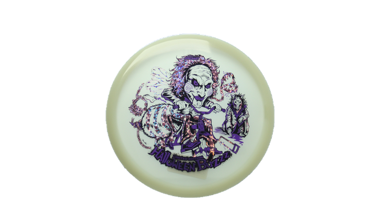 Discraft 2026 Halloween Mega-Glo Buzzz Midrange Front View