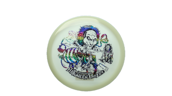Discraft 2026 Halloween Mega-Glo Buzzz Midrange Front View