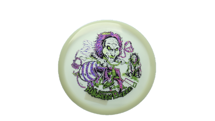 Discraft 2026 Halloween Mega-Glo Buzzz Midrange Front View