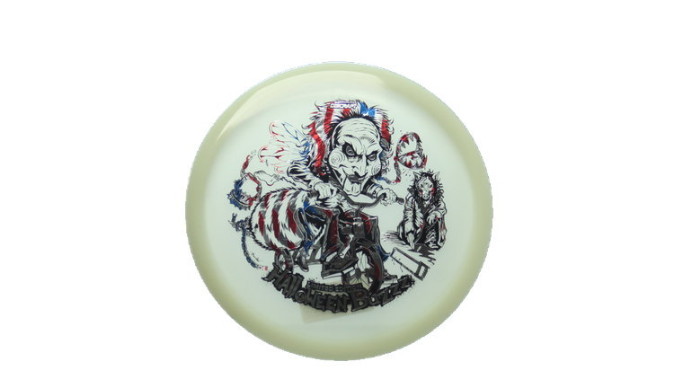 Discraft 2026 Halloween Mega-Glo Buzzz Midrange Front View