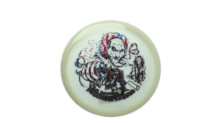 Discraft 2026 Halloween Mega-Glo Buzzz Midrange Front View