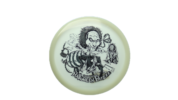 Discraft 2026 Halloween Mega-Glo Buzzz Midrange Front View