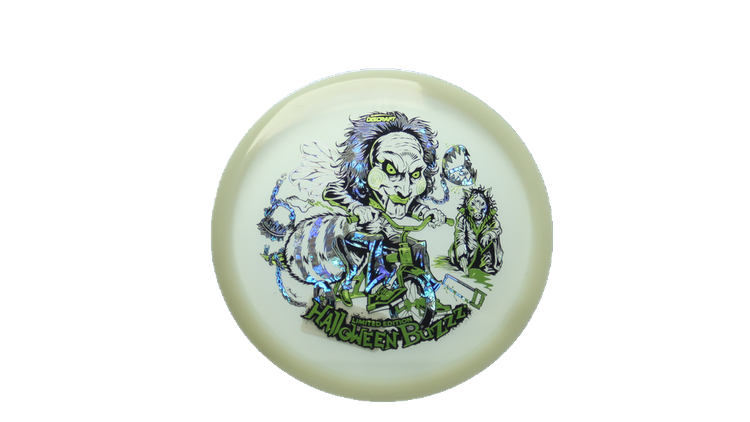 Discraft 2026 Halloween Mega-Glo Buzzz Midrange Front View