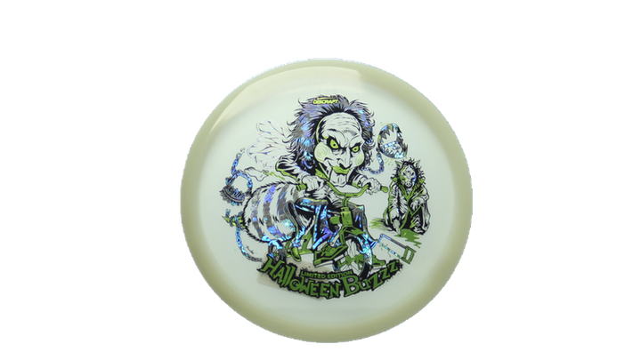 Discraft 2026 Halloween Mega-Glo Buzzz Midrange Front View