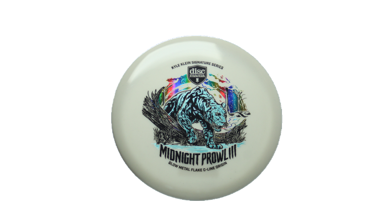 Discmania Midnight Prowl 3 - Kyle Klein Signature Series Glow Metal Flake C-Line Origin Midrange Front View