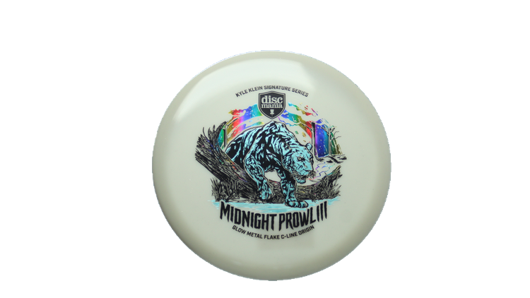 Discmania Midnight Prowl 3 - Kyle Klein Signature Series Glow Metal Flake C-Line Origin Midrange Front View