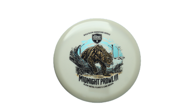 Discmania Midnight Prowl 3 - Kyle Klein Signature Series Glow Metal Flake C-Line Origin Midrange Front View