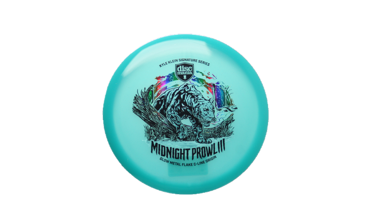 Discmania Midnight Prowl 3 - Kyle Klein Signature Series Glow Metal Flake C-Line Origin Midrange Front View