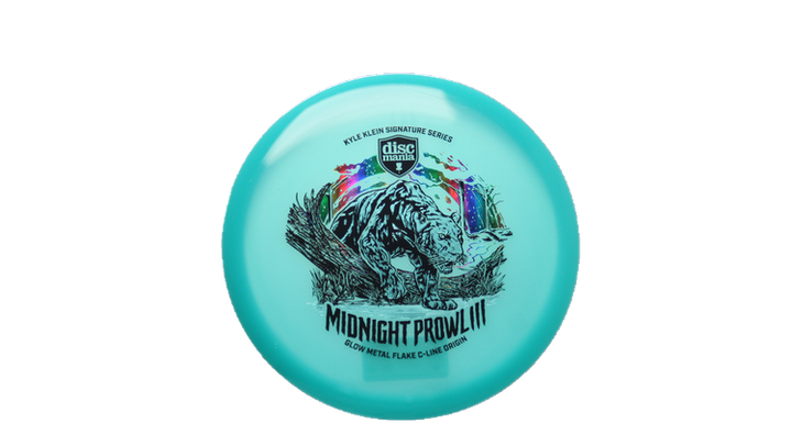 Discmania Midnight Prowl 3 - Kyle Klein Signature Series Glow Metal Flake C-Line Origin Midrange Front View