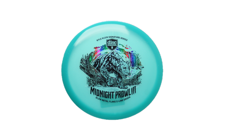 Discmania Midnight Prowl 3 - Kyle Klein Signature Series Glow Metal Flake C-Line Origin Midrange Front View