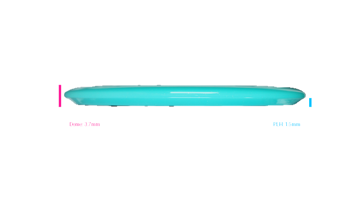 Discmania Midnight Prowl 3 - Kyle Klein Signature Series Glow Metal Flake C-Line Origin Midrange Profile View