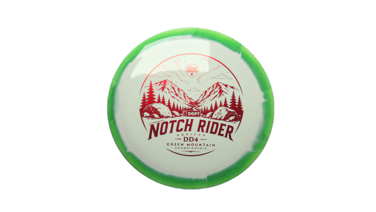 Discmania Notch Rider - Green Mountain Championship Fundraiser Horizon S-Line DD4 Distance Driver Front View