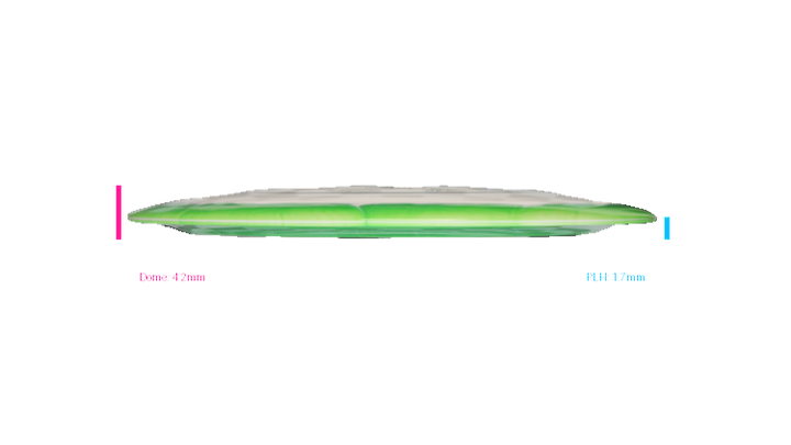 Discmania Notch Rider - Green Mountain Championship Fundraiser Horizon S-Line DD4 Distance Driver Profile View