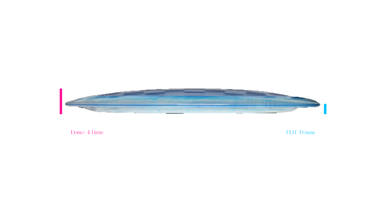 Discmania Notch Rider - Green Mountain Championship Fundraiser Horizon S-Line DD4 Distance Driver Profile View