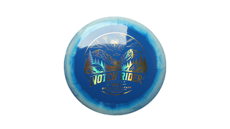 Discmania Notch Rider - Green Mountain Championship Fundraiser Horizon S-Line DD4 Distance Driver Front View