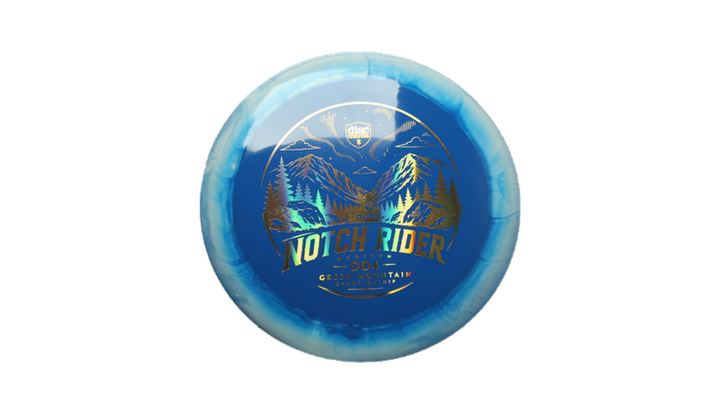 Discmania Notch Rider - Green Mountain Championship Fundraiser Horizon S-Line DD4 Distance Driver Front View