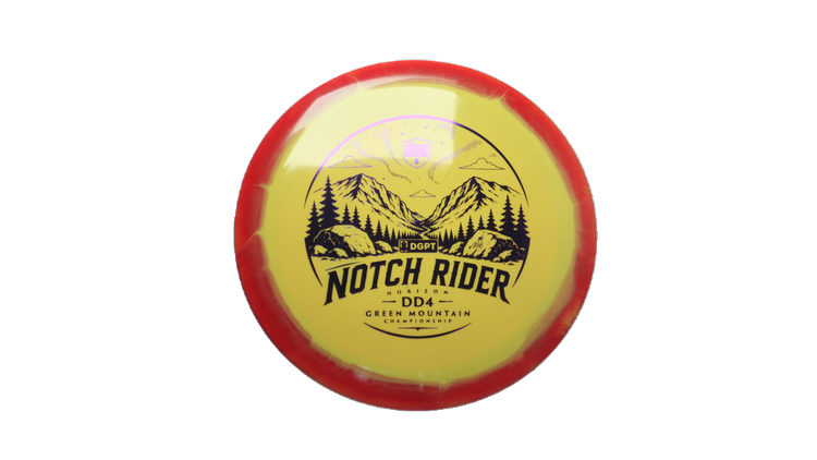 Discmania Notch Rider - Green Mountain Championship Fundraiser Horizon S-Line DD4 Distance Driver Front View