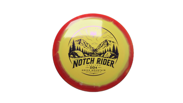 Discmania Notch Rider - Green Mountain Championship Fundraiser Horizon S-Line DD4 Distance Driver Front View