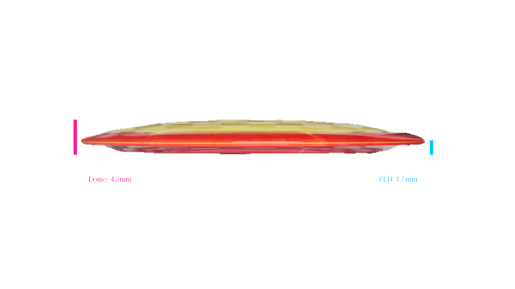 Discmania Notch Rider - Green Mountain Championship Fundraiser Horizon S-Line DD4 Distance Driver Profile View