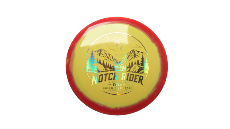 Discmania Notch Rider - Green Mountain Championship Fundraiser Horizon S-Line DD4 Distance Driver Front View