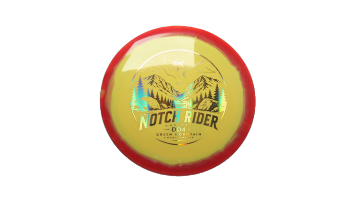Discmania Notch Rider - Green Mountain Championship Fundraiser Horizon S-Line DD4 Distance Driver Front View