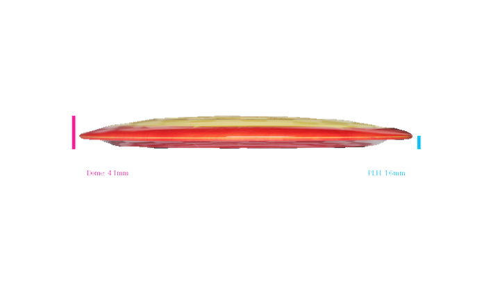 Discmania Notch Rider - Green Mountain Championship Fundraiser Horizon S-Line DD4 Distance Driver Profile View