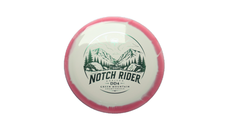 Discmania Notch Rider - Green Mountain Championship Fundraiser Horizon S-Line DD4 Distance Driver Front View