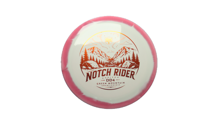 Discmania Notch Rider - Green Mountain Championship Fundraiser Horizon S-Line DD4 Distance Driver Front View