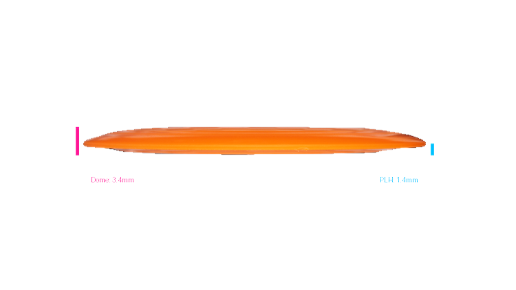 Latitude 64 Zero Gravity Bolt Distance Driver Profile View