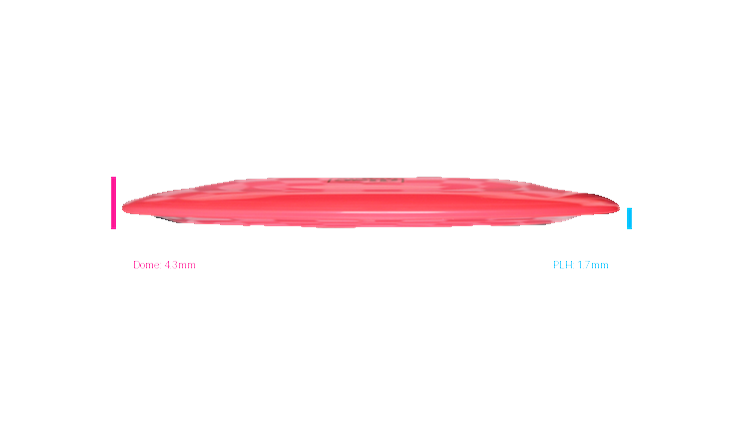 Discmania Premier Q-Line DD3 Distance Driver Profile View