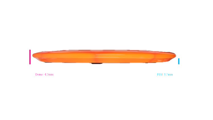 Dynamic Discs 2026 MummyMac Lucid-X Burst Moonshine Emac Truth Midrange Profile View