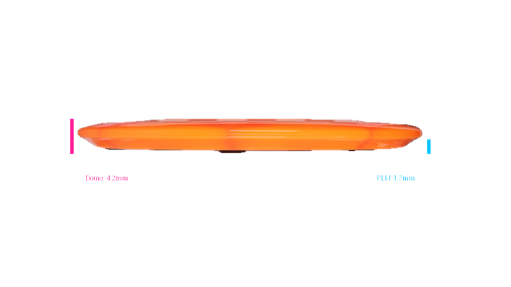 Dynamic Discs 2026 MummyMac Lucid-X Burst Moonshine Emac Truth Midrange Profile View
