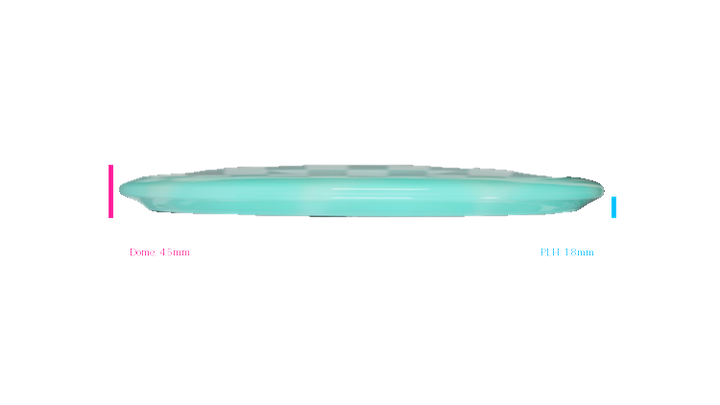 Dynamic Discs 2026 MummyMac Lucid-X Burst Moonshine Emac Truth Midrange Profile View