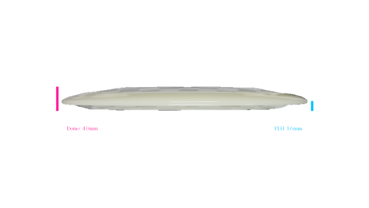 Latitude 64 Clear Moonshine Grace Distance Driver Profile View