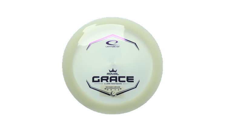 Latitude 64 Clear Moonshine Grace Distance Driver Front View
