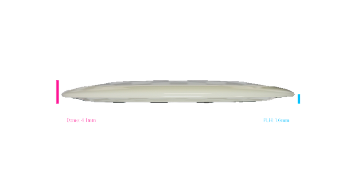 Latitude 64 Clear Moonshine Grace Distance Driver Profile View