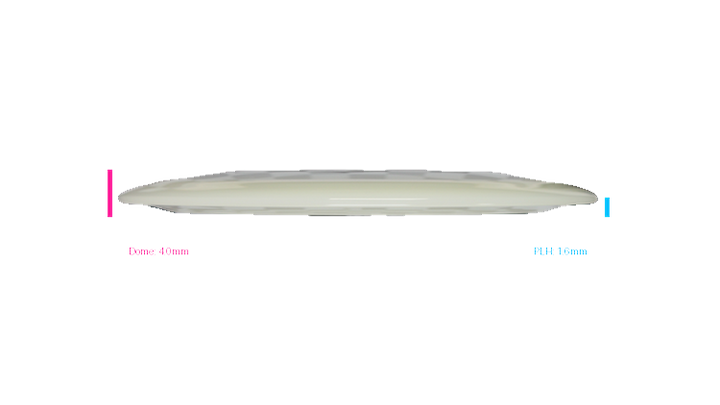 Latitude 64 Clear Moonshine Grace Distance Driver Profile View