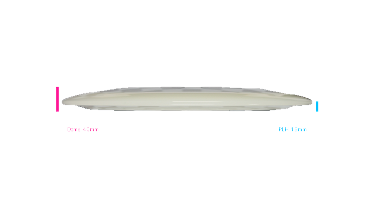 Latitude 64 Clear Moonshine Grace Distance Driver Profile View