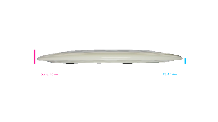 Latitude 64 Clear Moonshine Grace Distance Driver Profile View