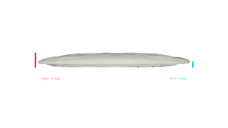 Latitude 64 Clear Moonshine Grace Distance Driver Profile View