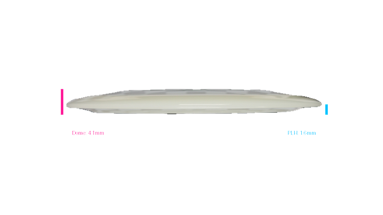 Latitude 64 Clear Moonshine Grace Distance Driver Profile View